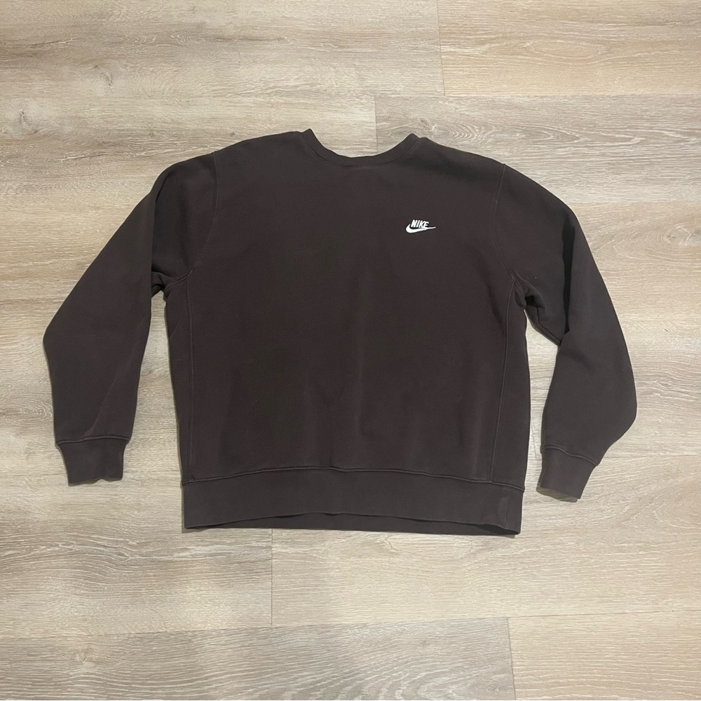 Brown nike crewneck
